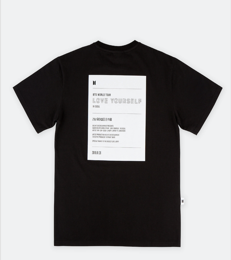 BTS – T-SHIRTS [BLACK_TK] Love Yourself Tour