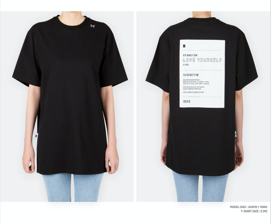 BTS – T-SHIRTS [BLACK_TK] Love Yourself Tour