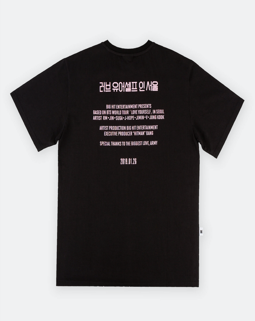 BTS – T-SHIRT [BLACK_AW] - Love Yourself Tour