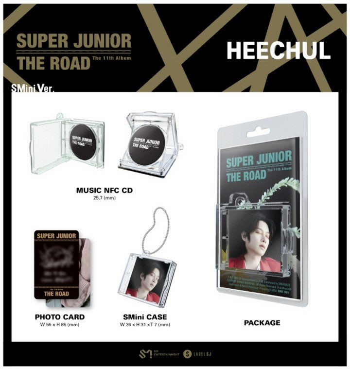 SUPER JUNIOR - VOL.11 [THE ROAD] (SMINI VER.) [HEECHUL VER.]