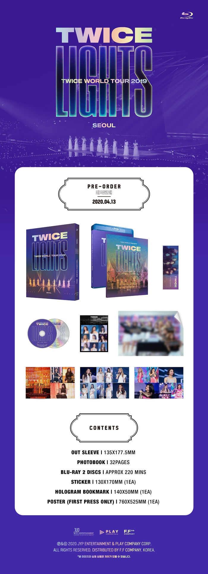 TWICE - TWICE WORLD TOUR 2019 [TWICELIGHTS] IN SEOUL BLU-RAY (2 DISC)