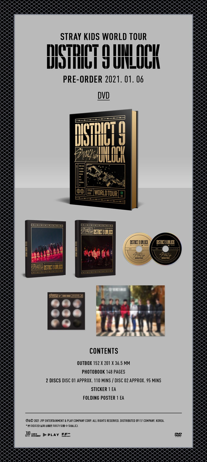 STRAY KIDS - WORLD TOUR (DISTRICT 9: UNLOCK) IN SEOUL DVD (2 DISC)