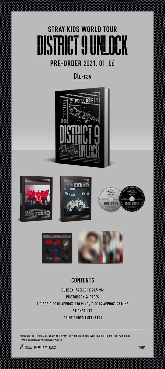 STRAY KIDS - WORLD TOUR (DISTRICT 9: UNLOCK) IN SEOUL BLU-RAY