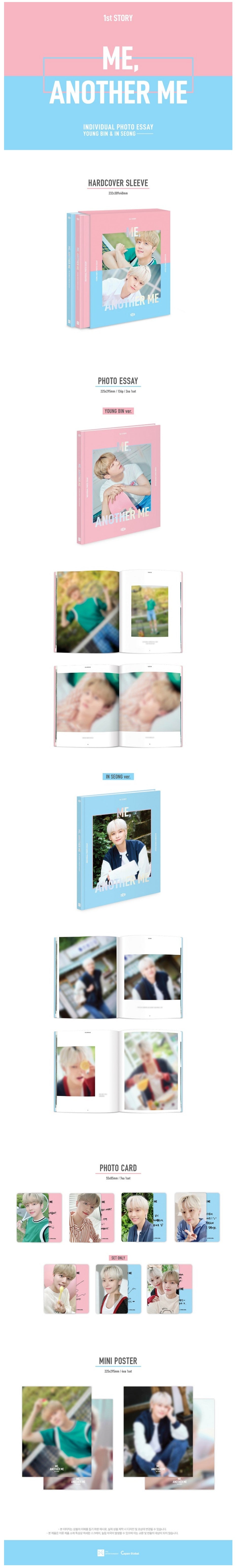 SF9 - SF9 YOUNG BIN & IN SEONG PHOTO ESSAY SET [ME, ANOTHER ME]