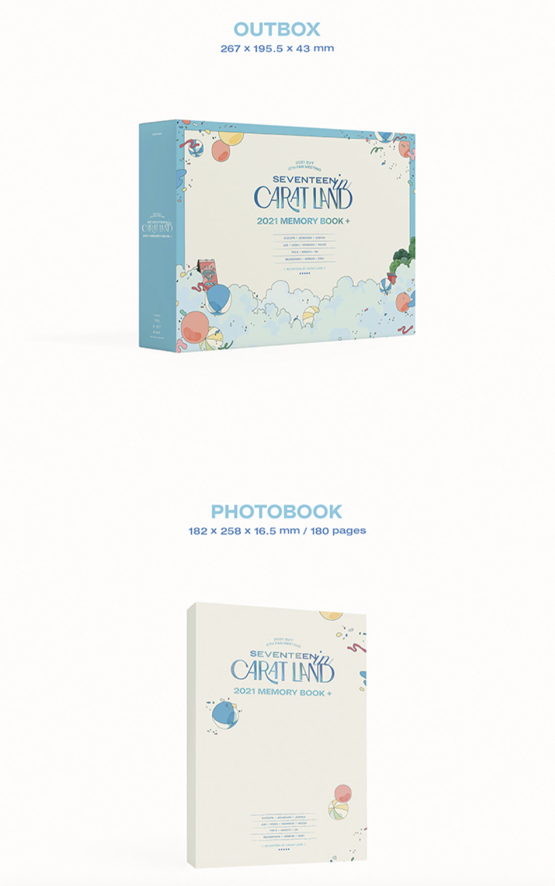 SEVENTEEN 2021 MEMORY BOOK + DIGITAL CODE