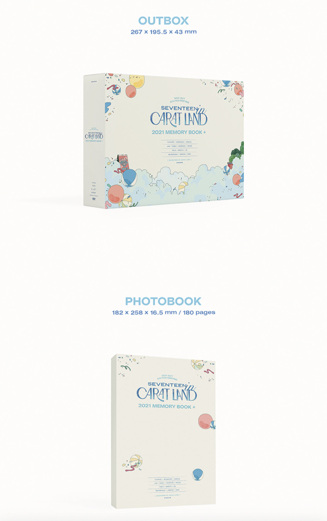 SEVENTEEN 2021 MEMORY BOOK + DVD