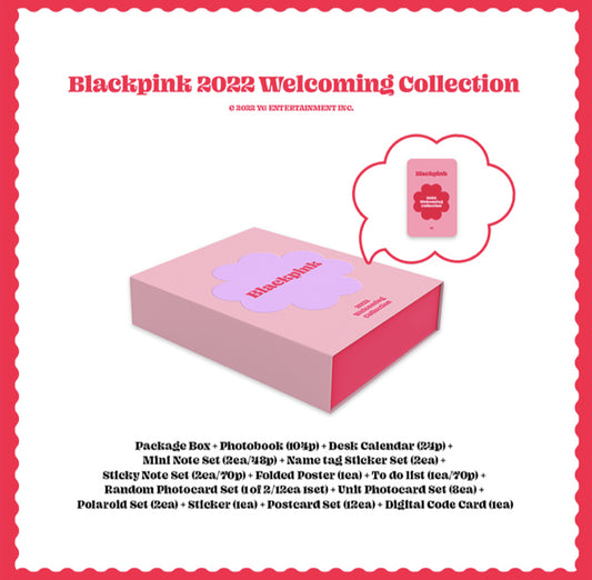 BLACKPINK 2022 WELCOMING COLLECTION [PACAKAGE + DIGITAL CODE CARD]