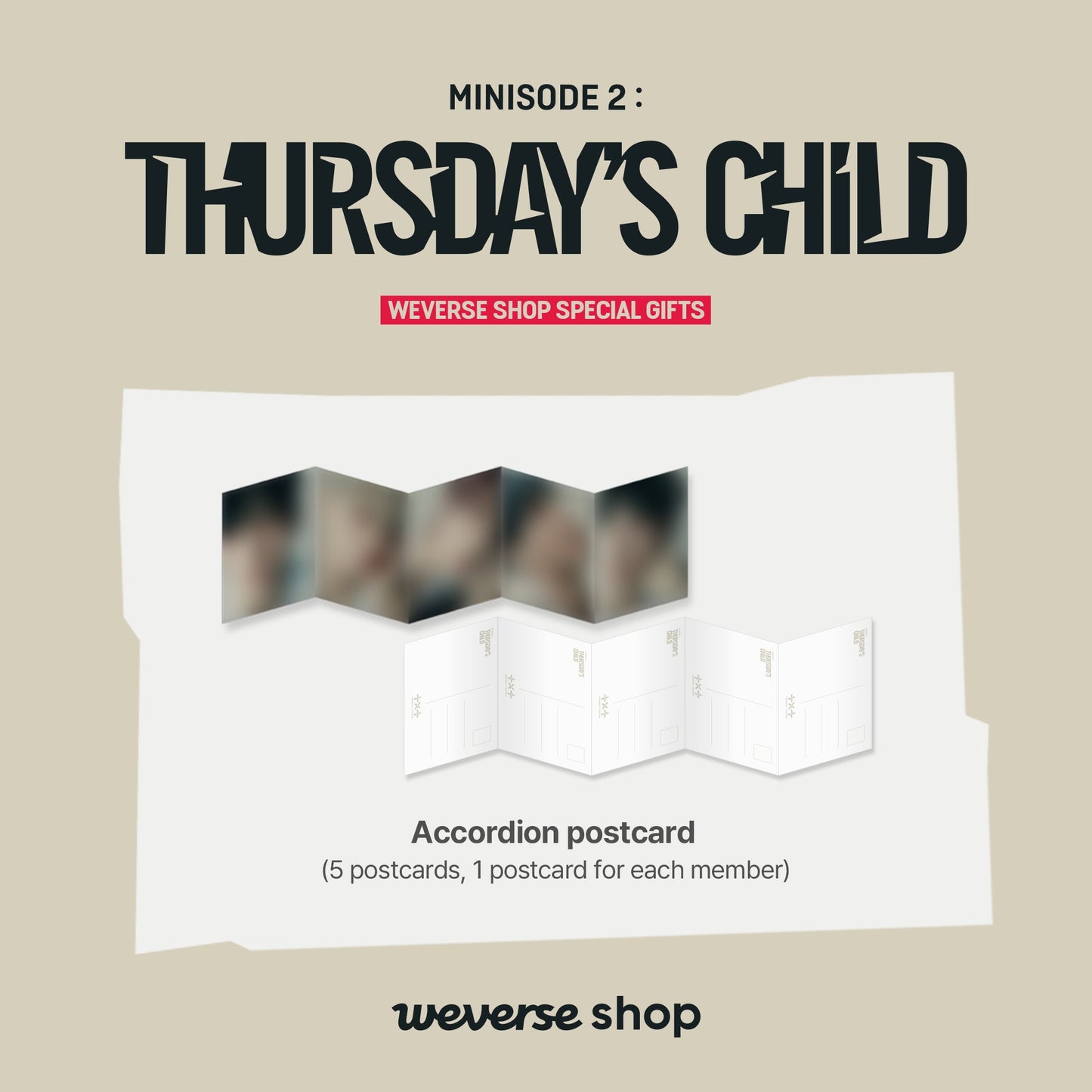 WEVERSE BENEFIT TXT MINISODE 2 : THURSDAY'S CHILD (TEAR VER.) SET