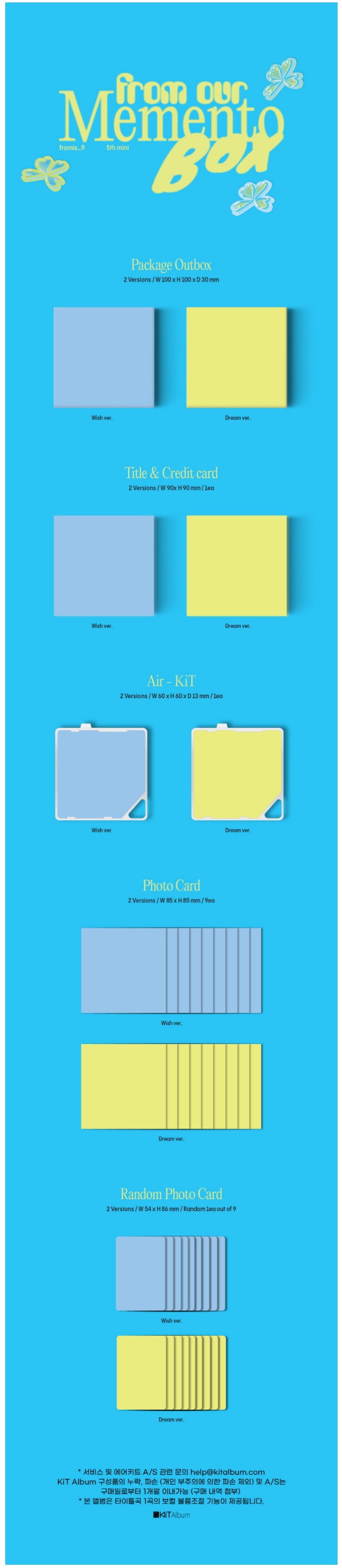 FROMIS_9 - FROM OUR MEMENTO BOX (5TH MINI ALBUM) KIT VER.