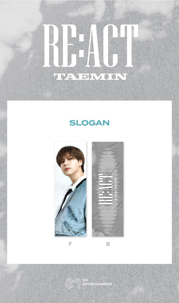 TAEMIN [RE:ACT] SLOGAN