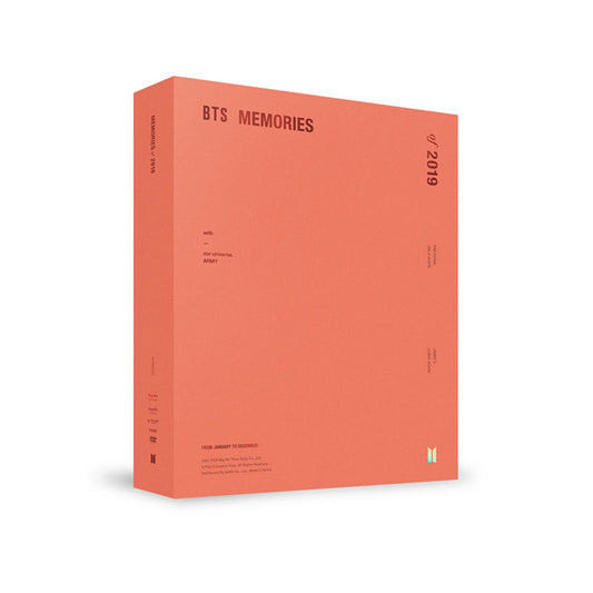 BTS MEMORIES OF 2019 DVD